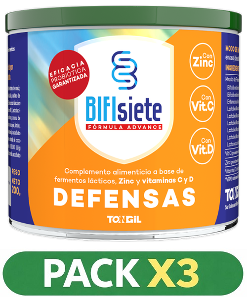 Pack x3 Bifisiete Defensas - Tongil - 200 gramos