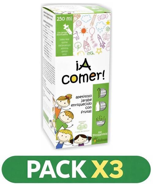 Pack x3 ¡A Comer! - Pinisan - Jarabe 250 ml.