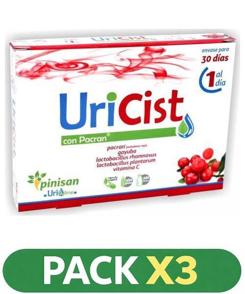 Pack x3 Uricist - Pinisan - 30 capsulas