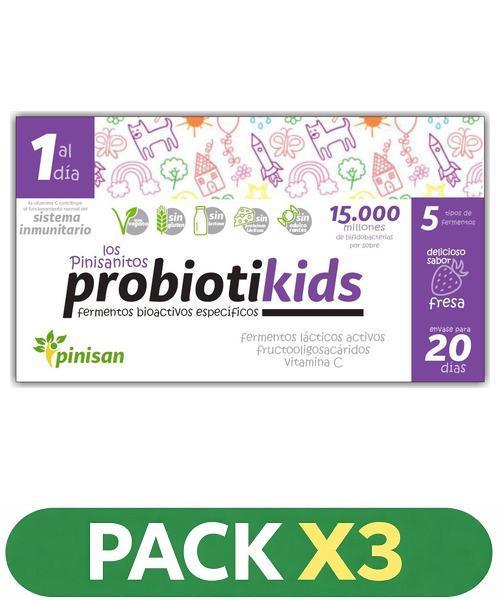 Pack x3 Probiotikids - Pinisan - 20 sobres