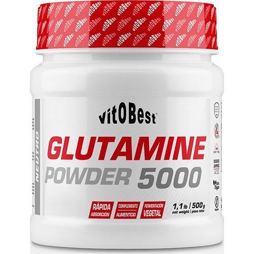 Glutamine Powder 5000 - Vitobest - 500 gramos