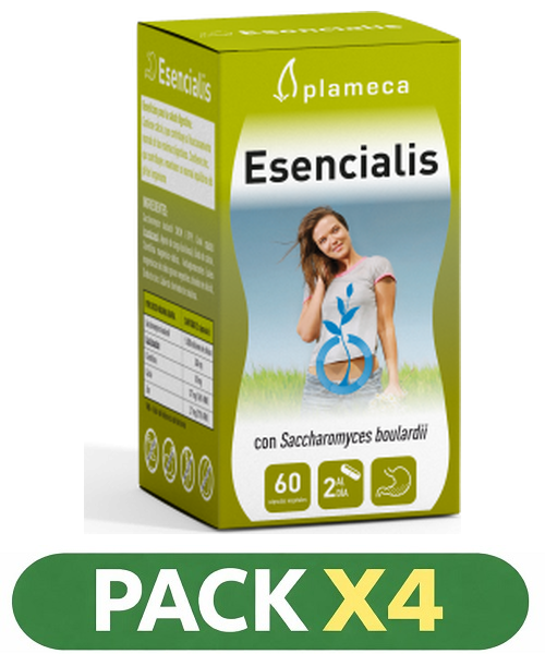 Pack x4 Esencialis - Plameca - 60 cápsulas