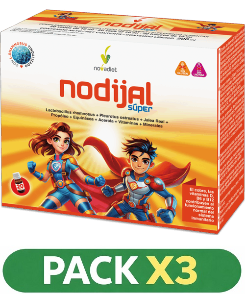 Pack x3 NodiJal Super - Novadiet - 20 viales