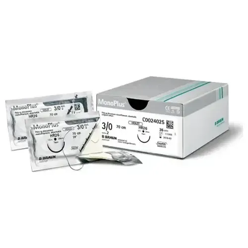 Sutura Monoplus Violet 2/0 Hr26 Rcp  70cm Braun