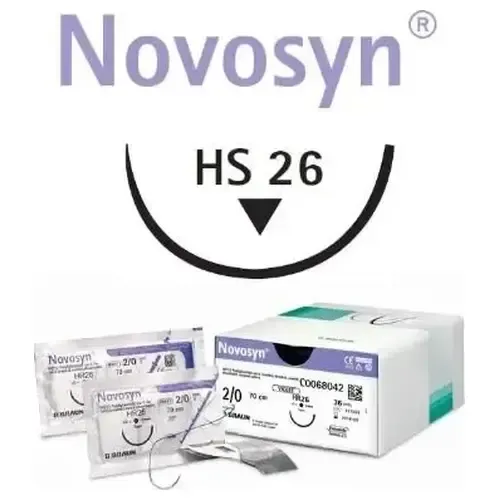 Sutura Novosyn Violet 3/0 Hs26 70cm 36uds Braun