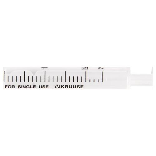 Jeringa Desec 2 Cuerpos Cono Concentrico 2ml 100ud Kruuse
