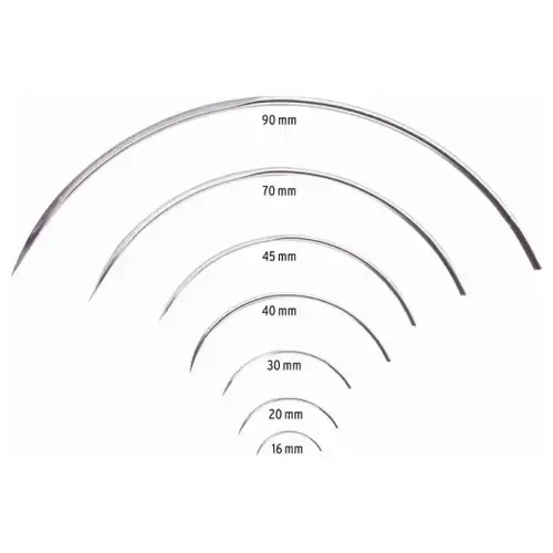 Agujas Sutura 3/8 Taper Sz 20(24mm) Olho Regul 12u Covetrus