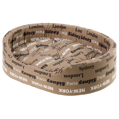 Ferplast Cama Dandy 65 Cushion Brown Cities