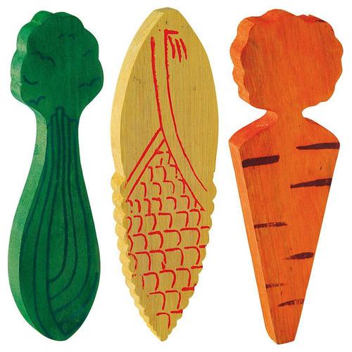 Ferplast Juguete Dental Verduras De Madera Para Conejos