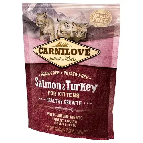 Carnilove Feline Kitten Salmon Pavo 400gr