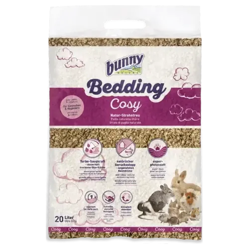 Bunny Lecho Cosy Paja Natural Suave Y Absorbente 20lt