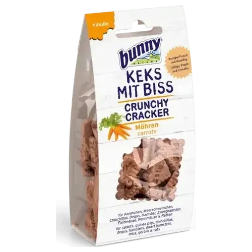 Bunny Snacks Crunchy Cracker Zanahoria 6x50gr