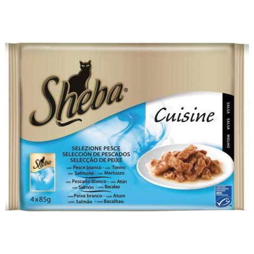 Sheba Cuisine Seleccion Pescados Caja 13x4x85gr