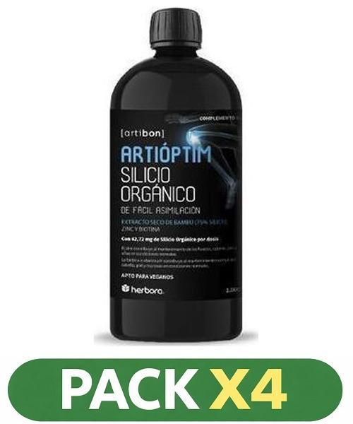 Pack x4 Artibon - Silicio Orgánico - Herbora - 1000 mililitros