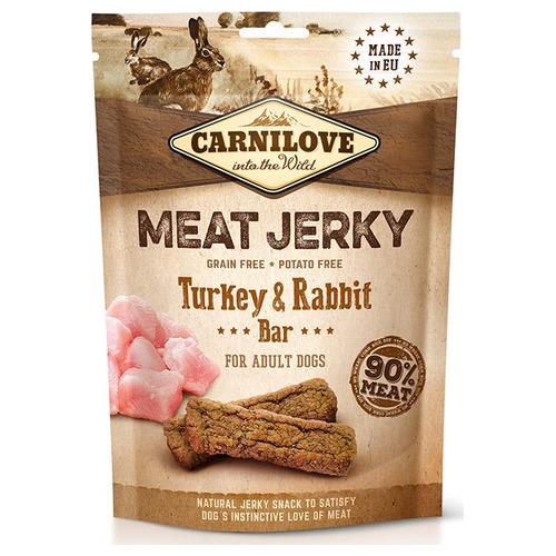 Carnilove Jerky Conejo Y Pavo Barritas 12x100gr
