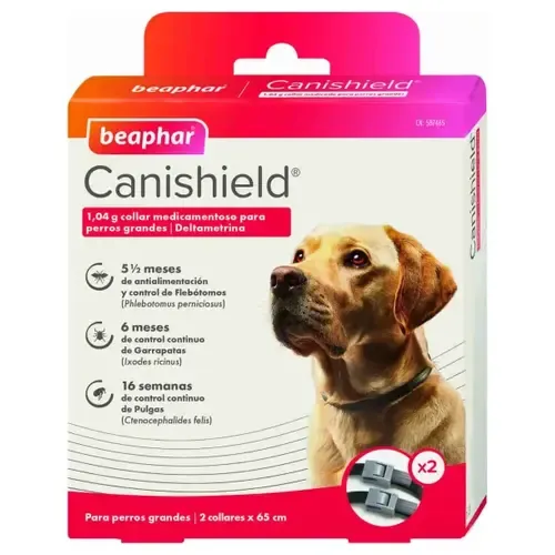 Beaphar Collar Canishield Perro 65cm 2uds