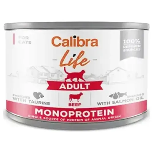 Calibra Cat Life Lata Adult Ternera 6x200gr