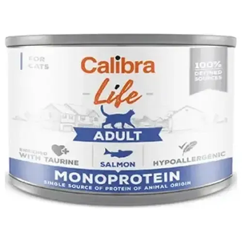 Calibra Cat Life Lata Adult Salmon 6x200gr