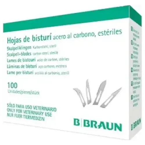 Hoja De Bisturi Nº 24 Vet 100uds