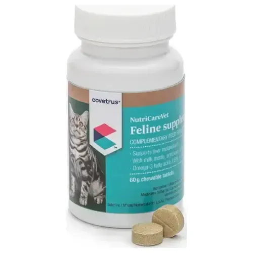 Nutricarevet Suplemento Hepatico Felino 80cpd Covetrus