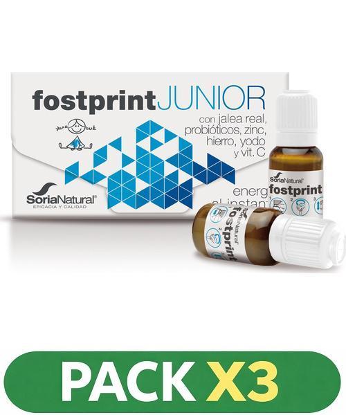 Pack x3 Fost Print Junior - Soria Natural - 20 viales