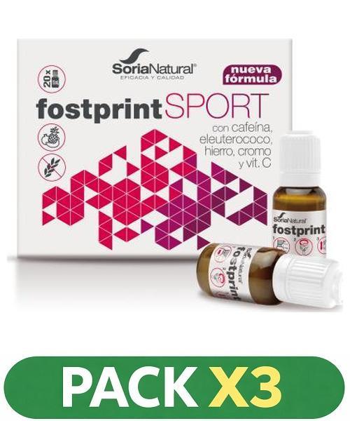 Pack x3 Fost Print Sport - Soria Natural - 20 viales