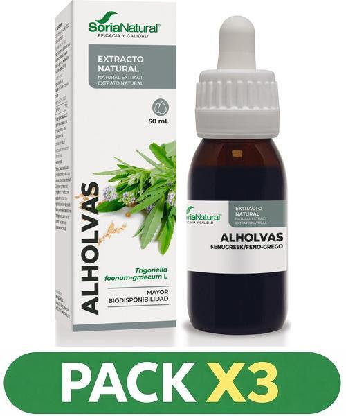 Pack x3 Extracto Alholvas - Soria Natural - 50 ml.