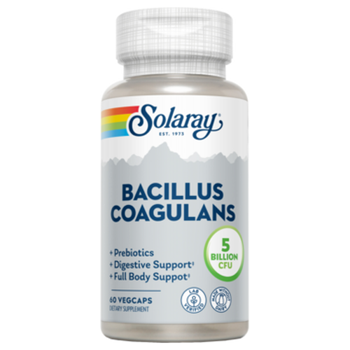 Bacillus Coagulans - Solaray - 60 cápsulas