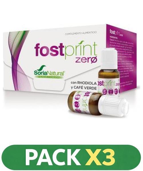 Pack x3 Fost Print Zero - Soria Natural - 15 viales