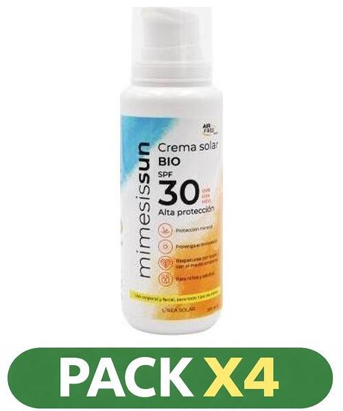 Pack x4 Crema Solar Corporal SPF 30 - Herbora - 200 ml.