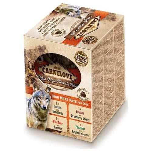 Carnilove Canine Adult Pouch Pate Multipack 4x300gr 