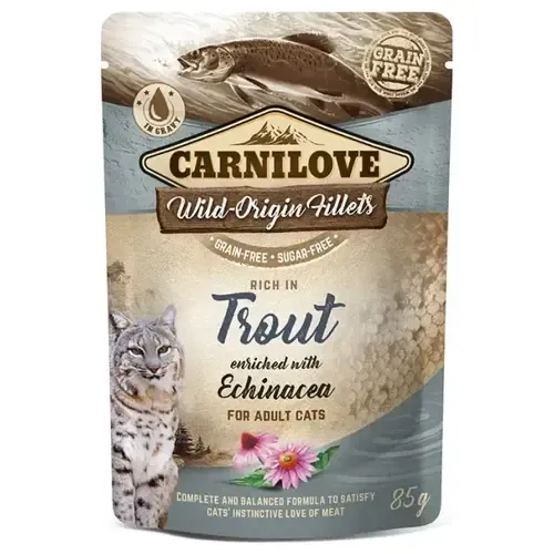 Carnilove Cat Pouch Trucha 24x85gr