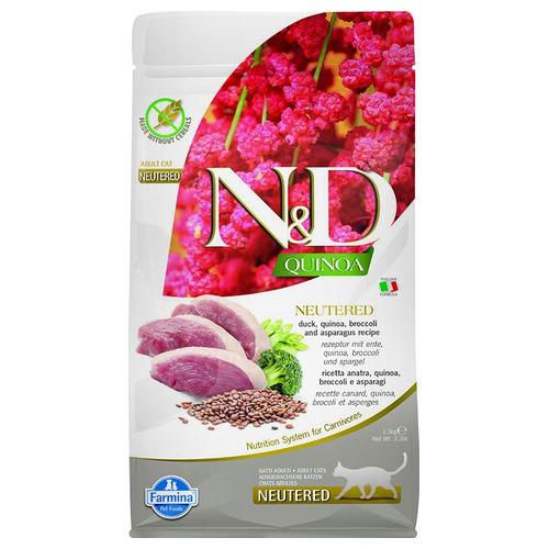 Farmina Nd Cat Quinoa Neutered Pato 1,5kg