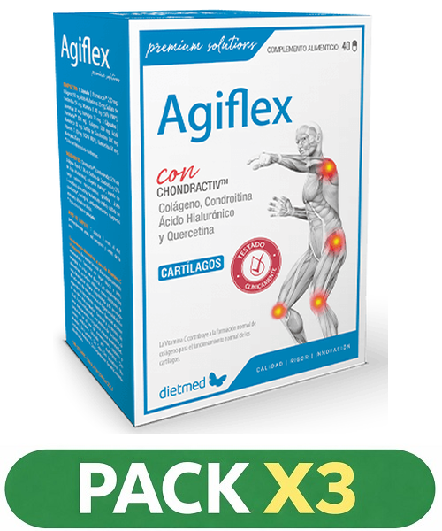 Pack x3 Agiflex - Dietmed - 40 Cápsulas
