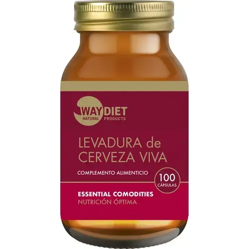 Levadura de Cerveza Viva - WayDiet - 100 cápsulas
