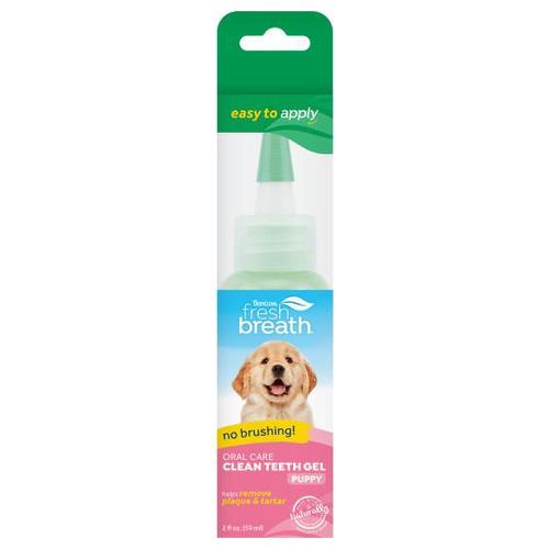 Tropiclean Fresh Breath Gel Dental Sin Cepillado Cachorros