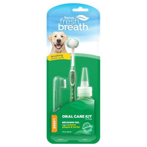 Tropiclean Fresh Breath Kit Higiene Dental Perros Peq Y Med
