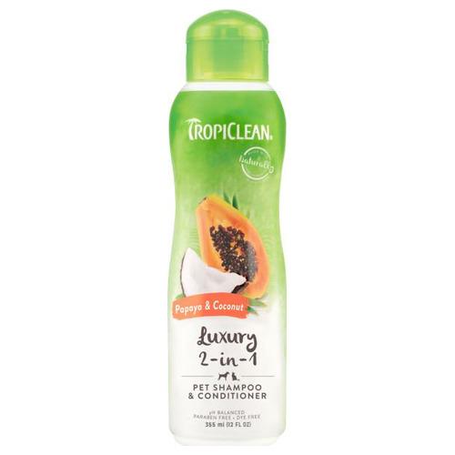 Tropiclean Champu Y Acondicionador 2en1 Papaya Coco 355ml