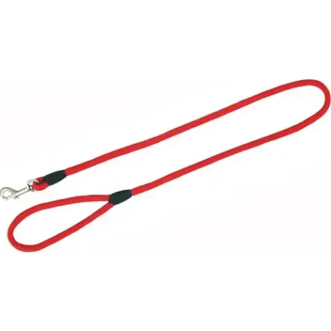 Freedog Correa Nylon Round Rojo 10mm 120cm