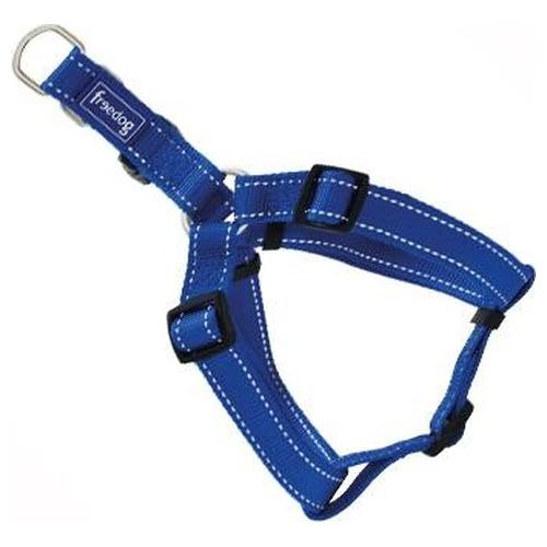 Freedog Arnes Tipo A Nylon Reflect Azul 15mm X 30/50cm