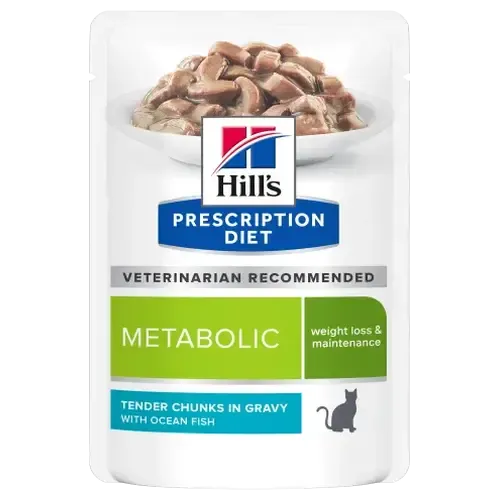 Hill\'s Feline Metabolic Pescado Azul 12x85gr