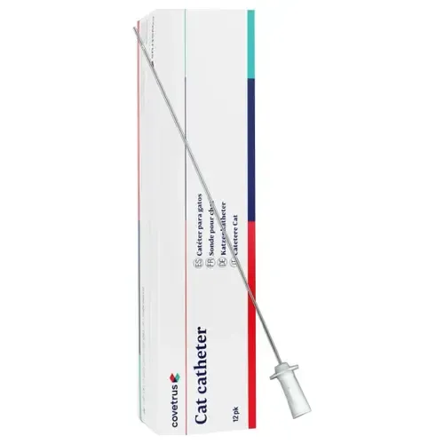 Algália Gato C/ Estilete 1.33x130mm 12ud  Covetrus