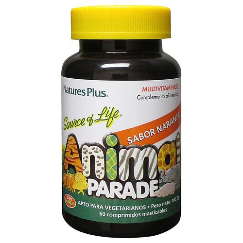 Animal Parade Multiv Naranja 60 Comp Masticables