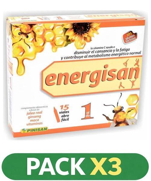 Pack x3 ENERGISAN - Pinisan - 15 viales