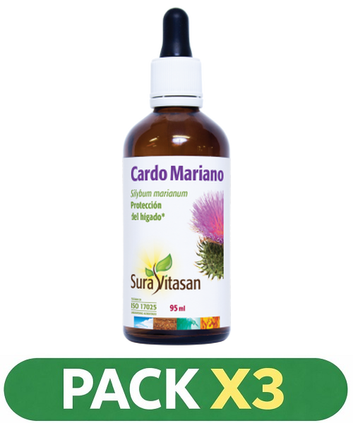 Pack x3 Cardo Mariano - Sura Vitasan -100 ml.