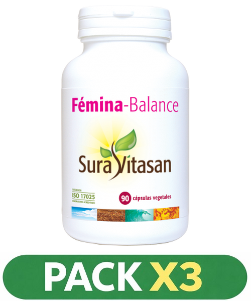 Pack x3 Fémina-Balance (Pre-Mens) - Sura Vitasan - 90 cápsulas