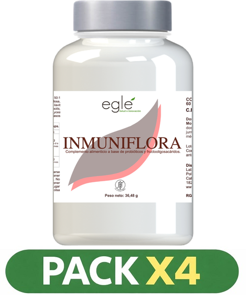 Pack x4 Inmuniflora - Eglé - 60 cápsulas