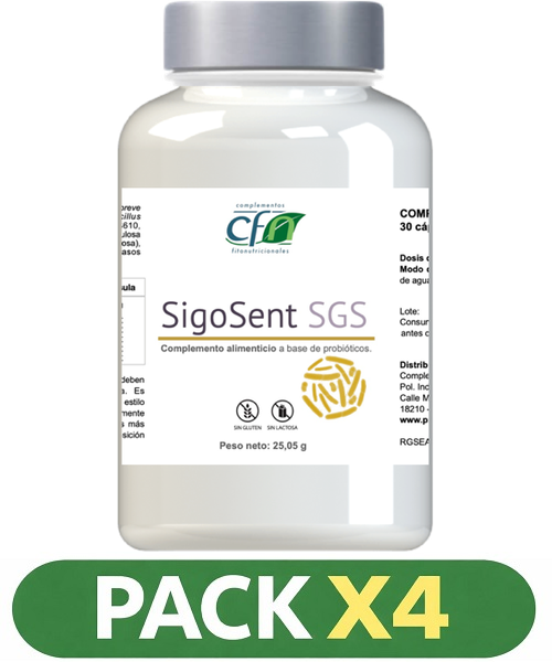Pack x4 SigoSent SGS - CFN - 30 cápsulas