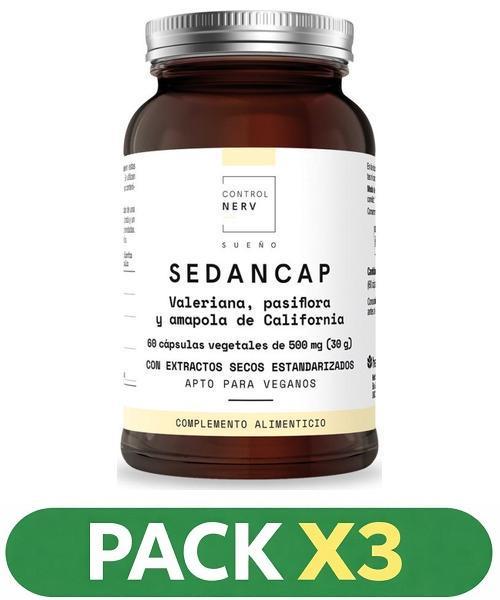 Pack x3 Normonerv - Sedancap - Herbora - 60 cápsulas