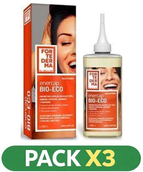 Pack x3 Fortederma - Enercap BIO - ECO - Herbora - 250 ml.